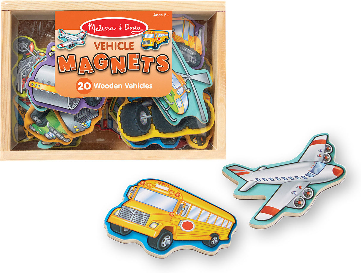 Wooden Vehicles Magnets