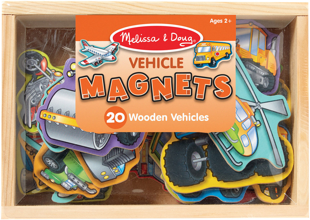 Wooden Vehicles Magnets