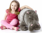 Hippopotamus Lifelike Stuffed Animal