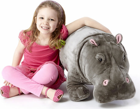 Hippopotamus Lifelike Stuffed Animal