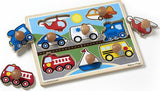 Vehicles Jumbo Knob Puzzle - 8 pieces