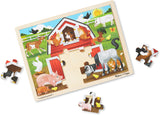 Barnyard Buddies Wooden Jigsaw Puzzle - 24 Pieces