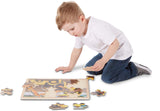 Diggers at Work Wooden Jigsaw Puzzle - 24 Pieces