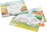 ABC 123 Dot-to-Dot Coloring Pad - Wild Animals