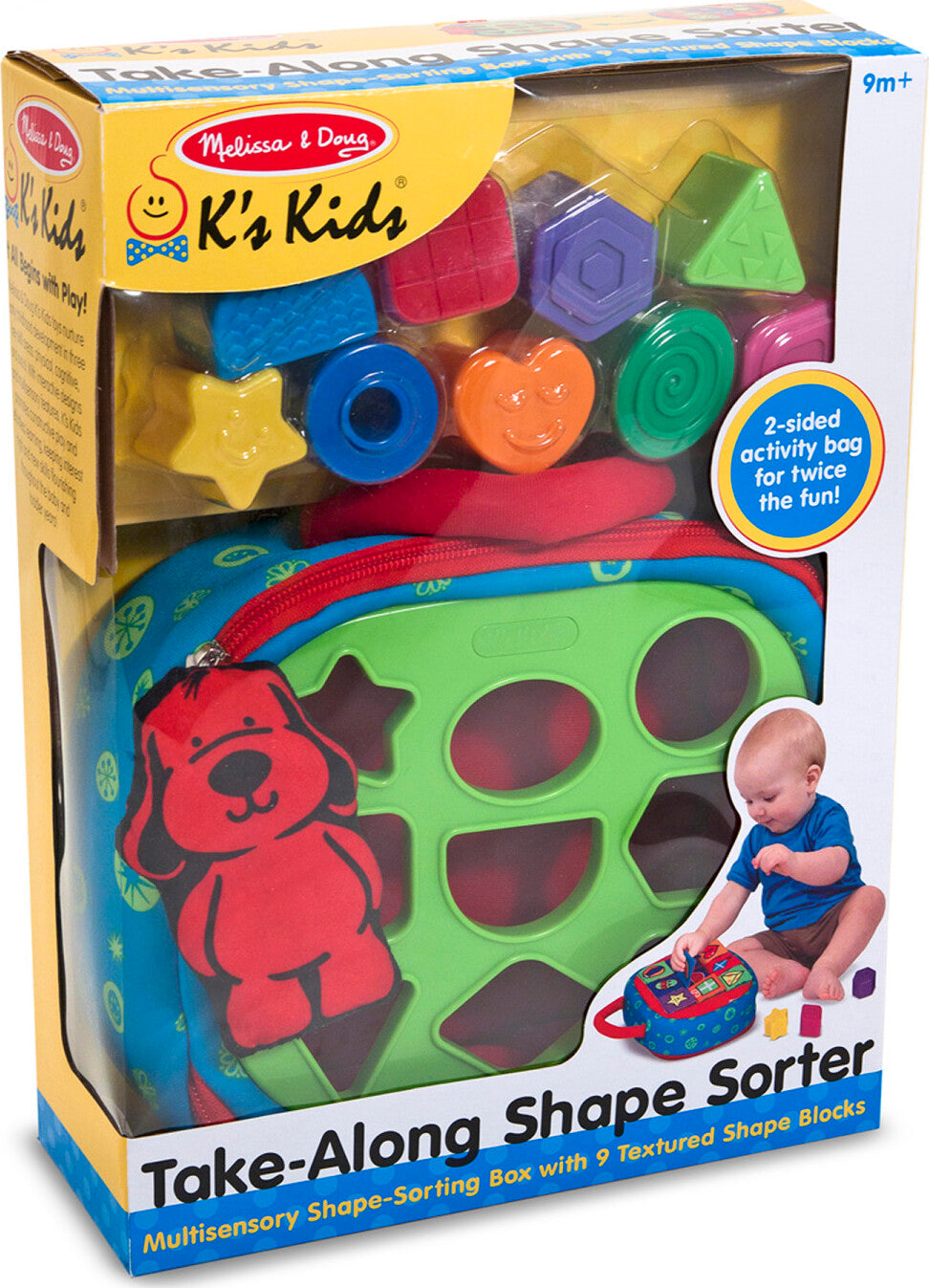 Take-Along Shape Sorter Baby and Toddler Toy