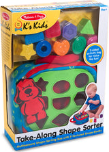 Take-Along Shape Sorter Baby and Toddler Toy