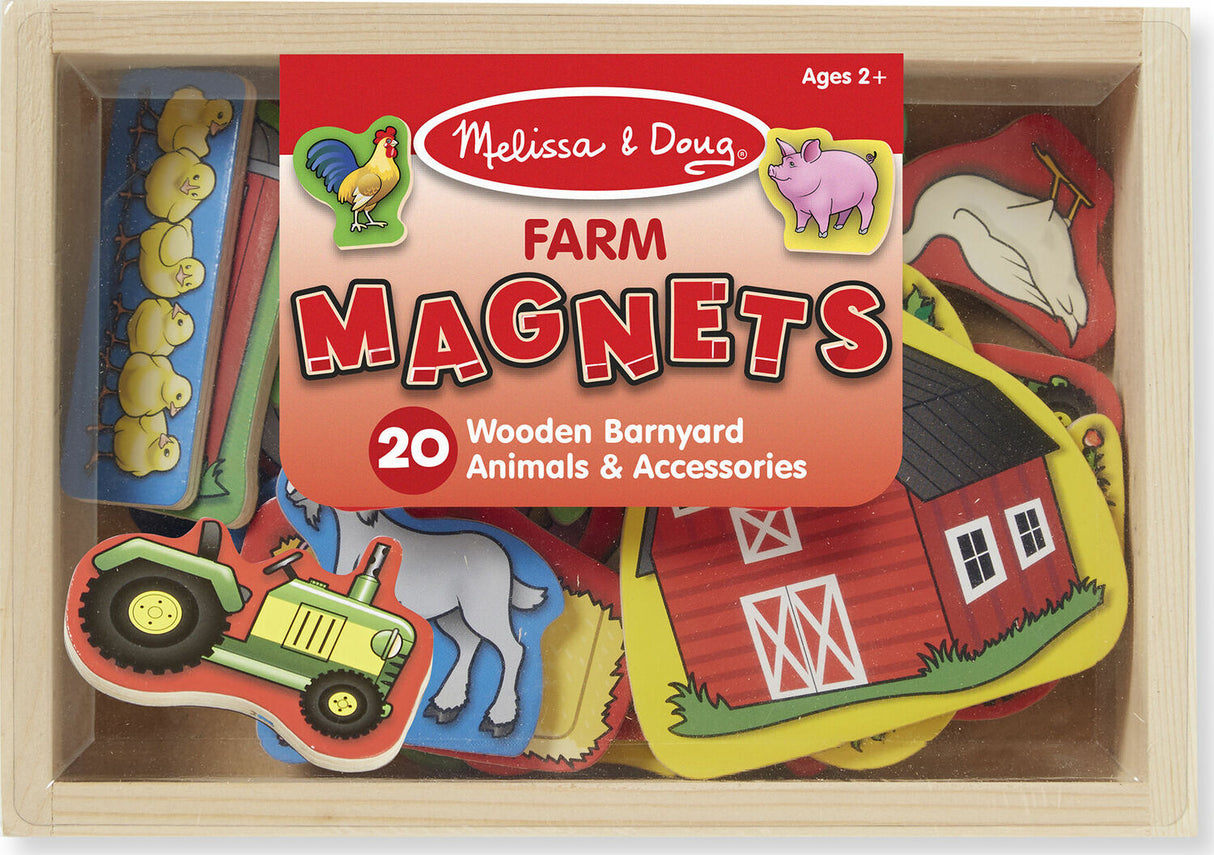 Wooden Farm Magnets