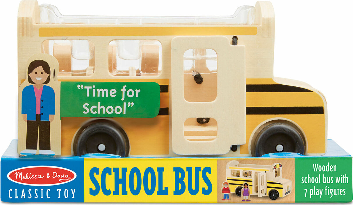 Wooden Classic School Bus