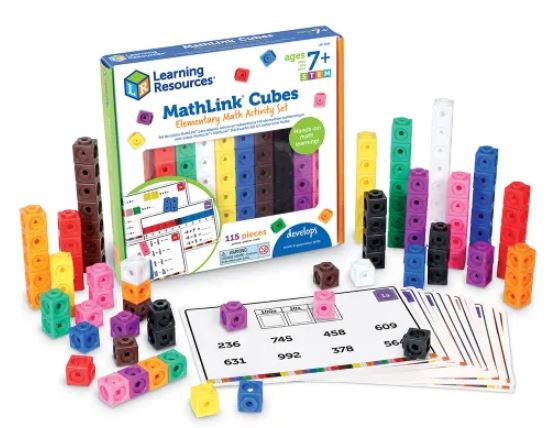 Mathlink Cubes Elementary Math Activity Set