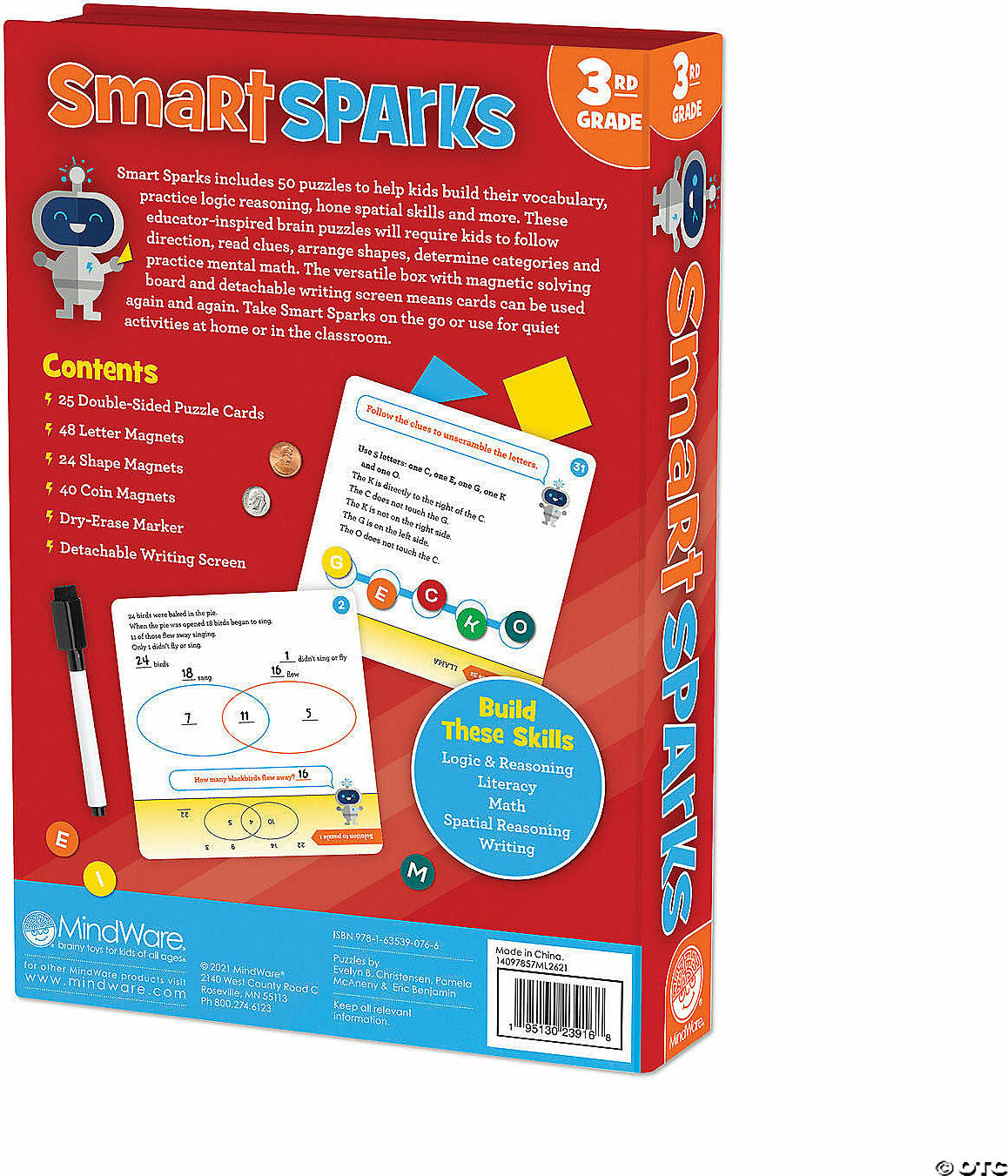 Smart Sparks Brainy Puzzles: Grade 3