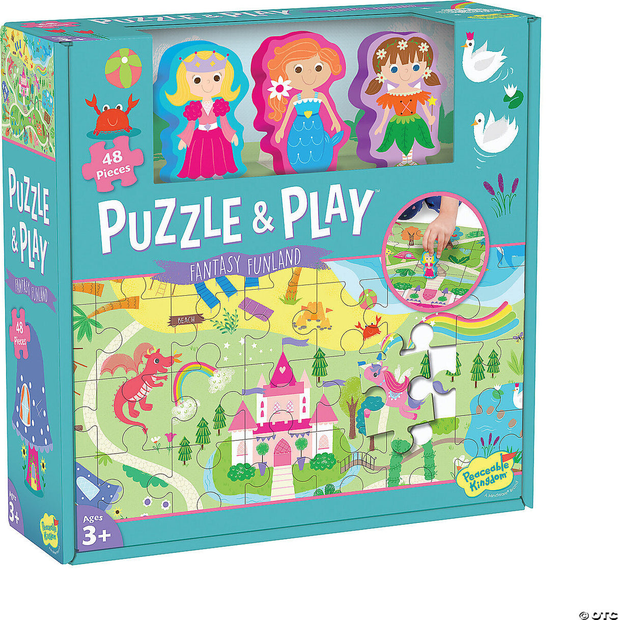 Puzzle & Play: Fantasy Funland Floor Puzzle