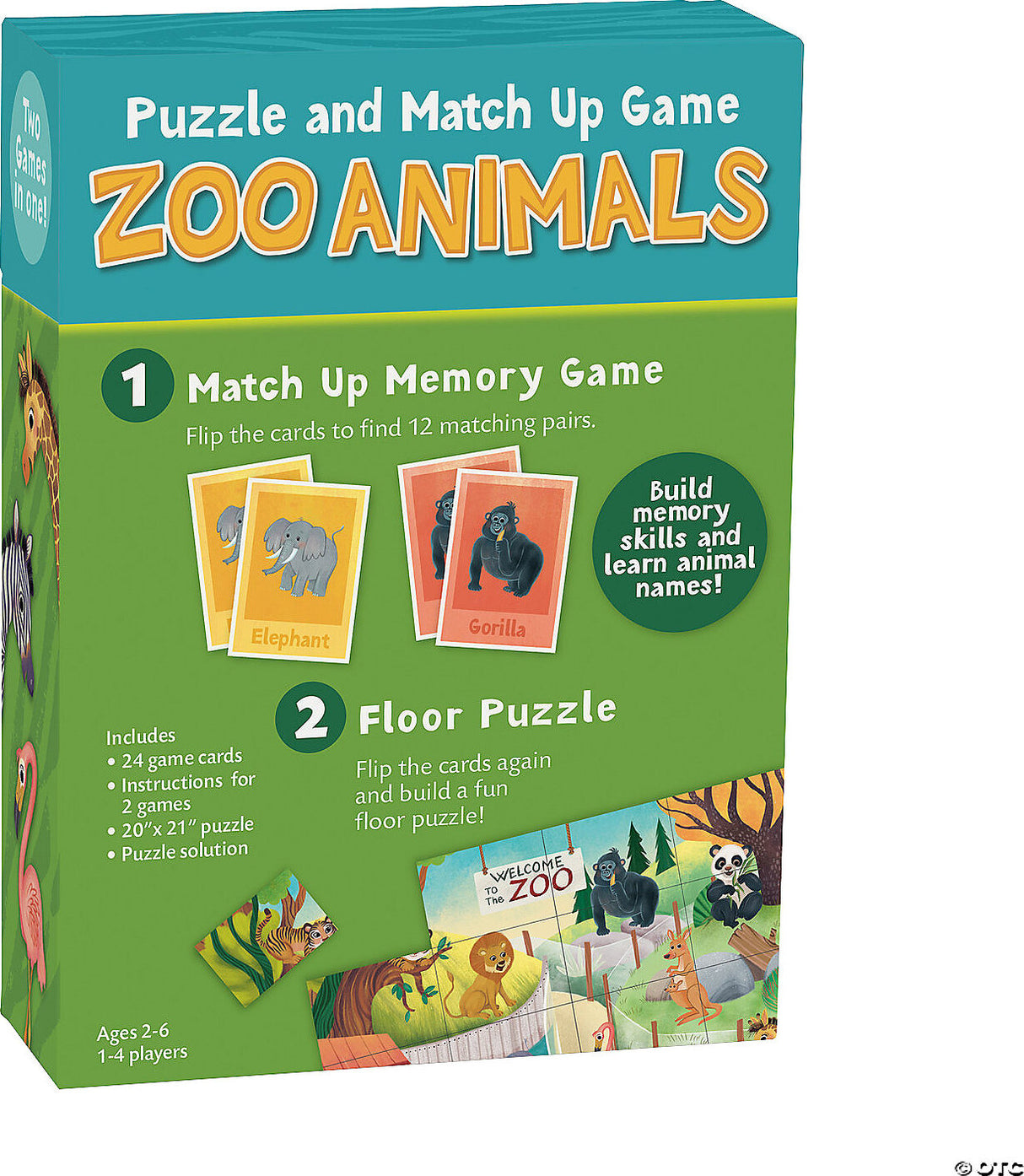 Zoo Animal Puzzle and Match Up Game