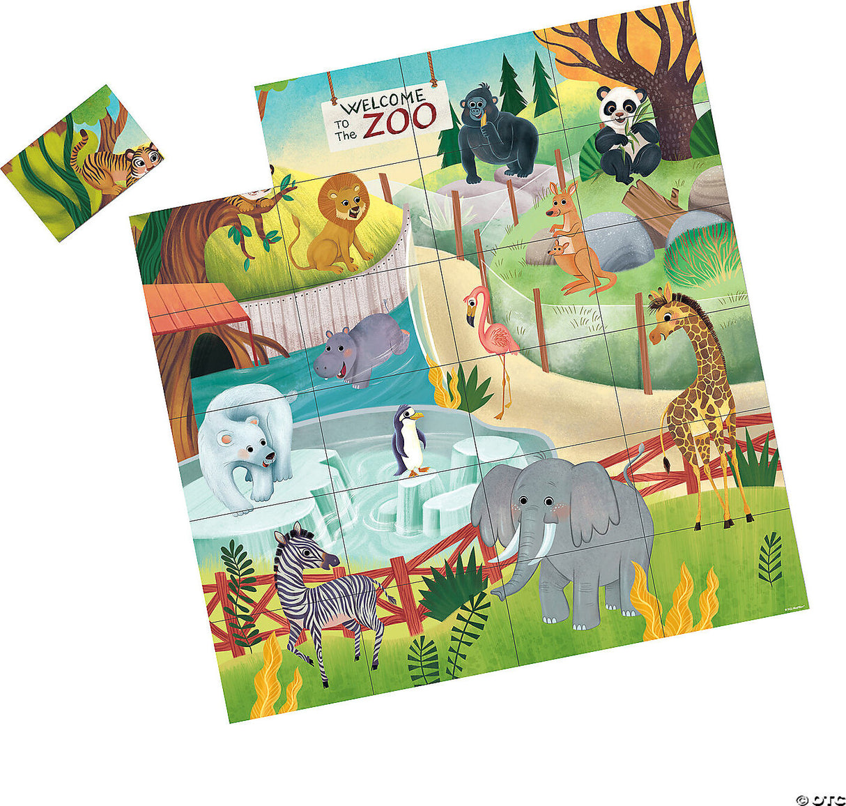 Zoo Animal Puzzle and Match Up Game