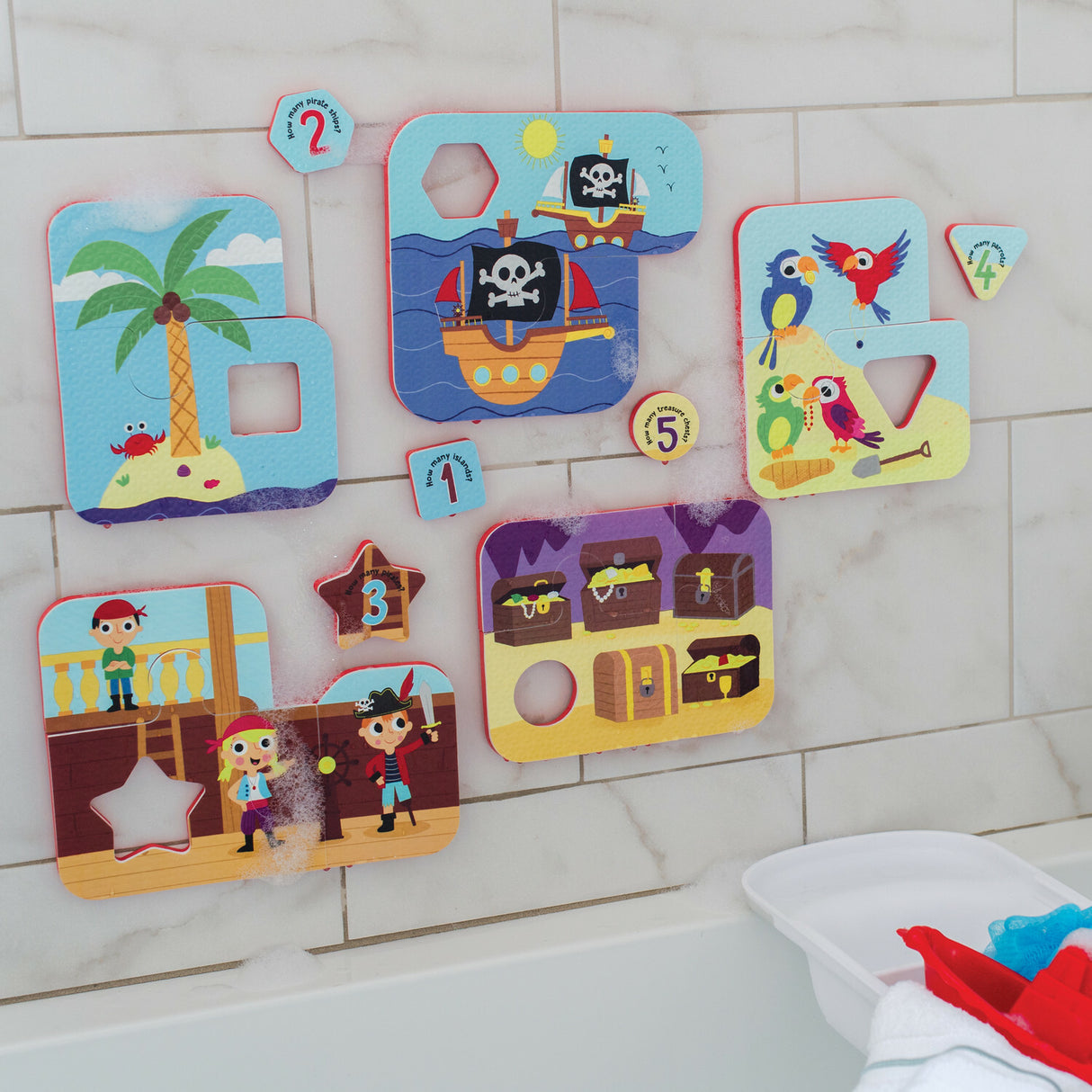 Playful Pirates Bath Puzzles