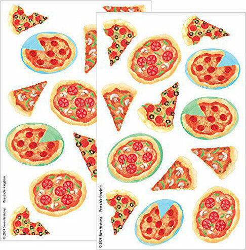 Scratch and Sniff Pizza Scented Sticker Pack