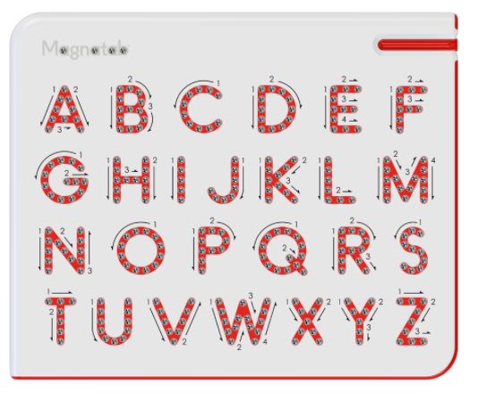 A to Z Uppercase Magnatab