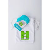 Munch Mitt Baby Teething Mitten Aqua Blue