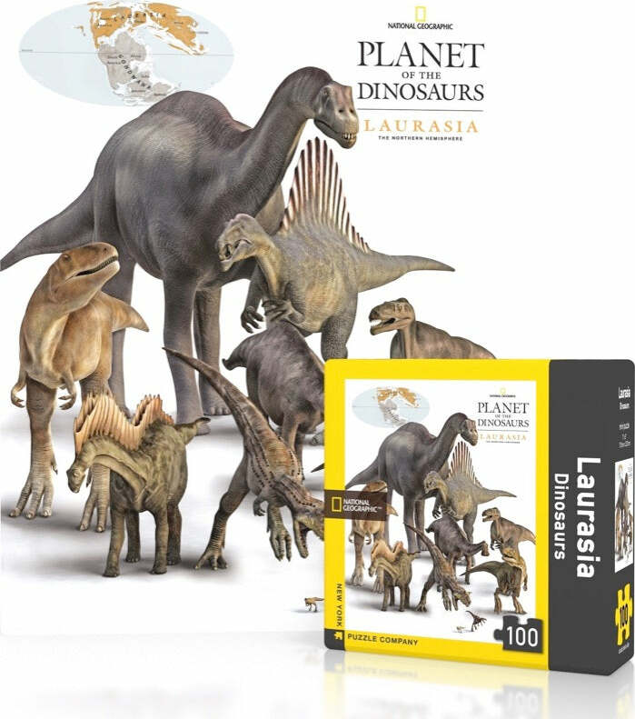 Laurasia Dinosaurs Mini Mini Puzzle (100 Pc)