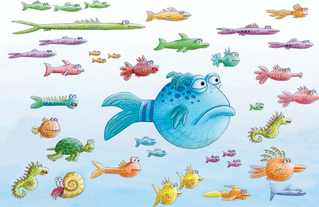 Pout Pout Swims Along Mini Mini Puzzle (20 Pc)