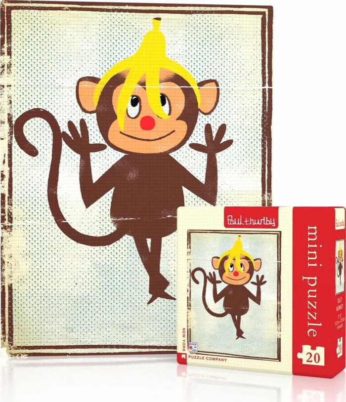 Silly Monkey Mini Mini Puzzle (20 Pc)