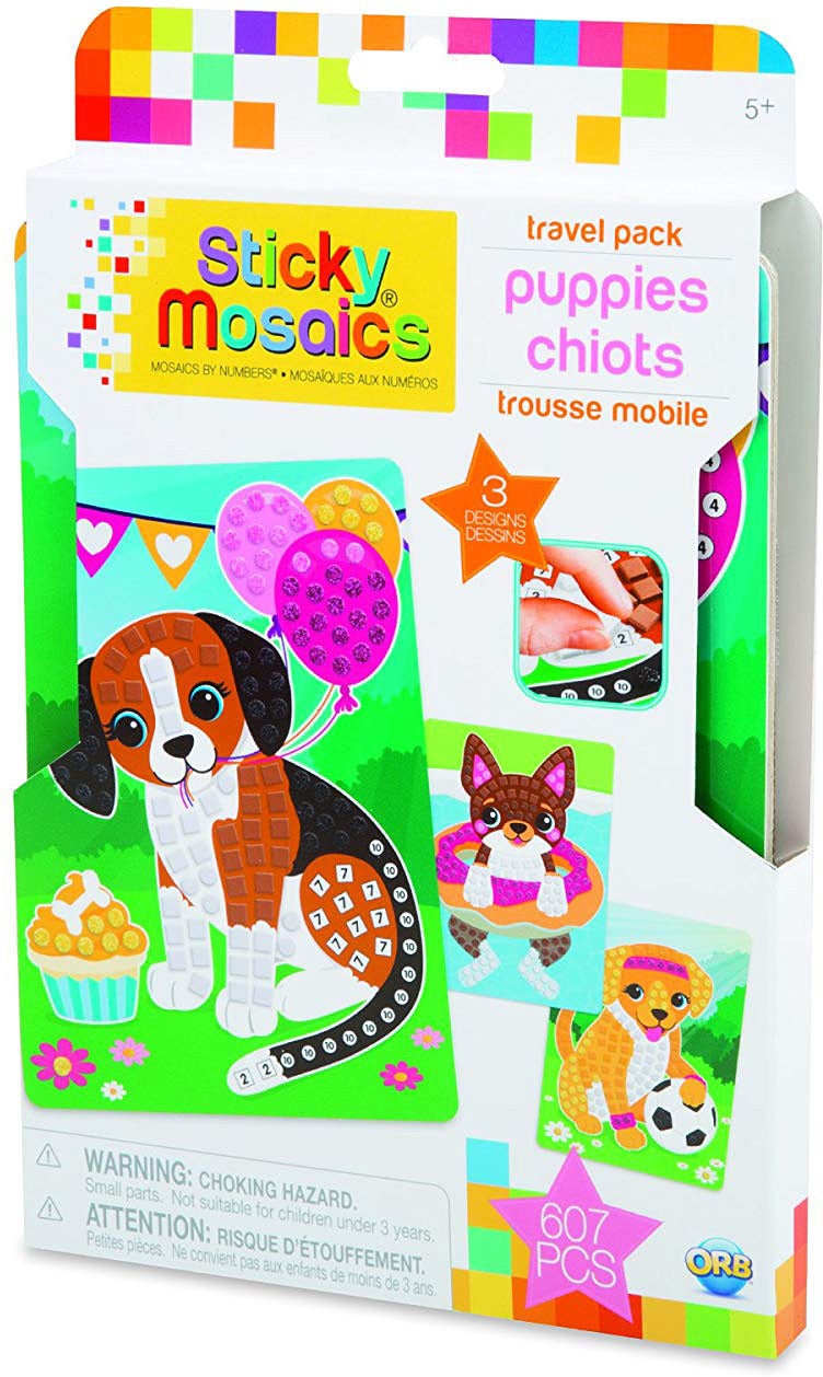 Sticky Mosaics Travel Pack Puppies