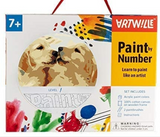 Wise Elk Artwille - Yellow Labs DIY Paint by Numbers