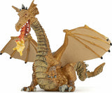 Papo France Gold Dragon With Flame