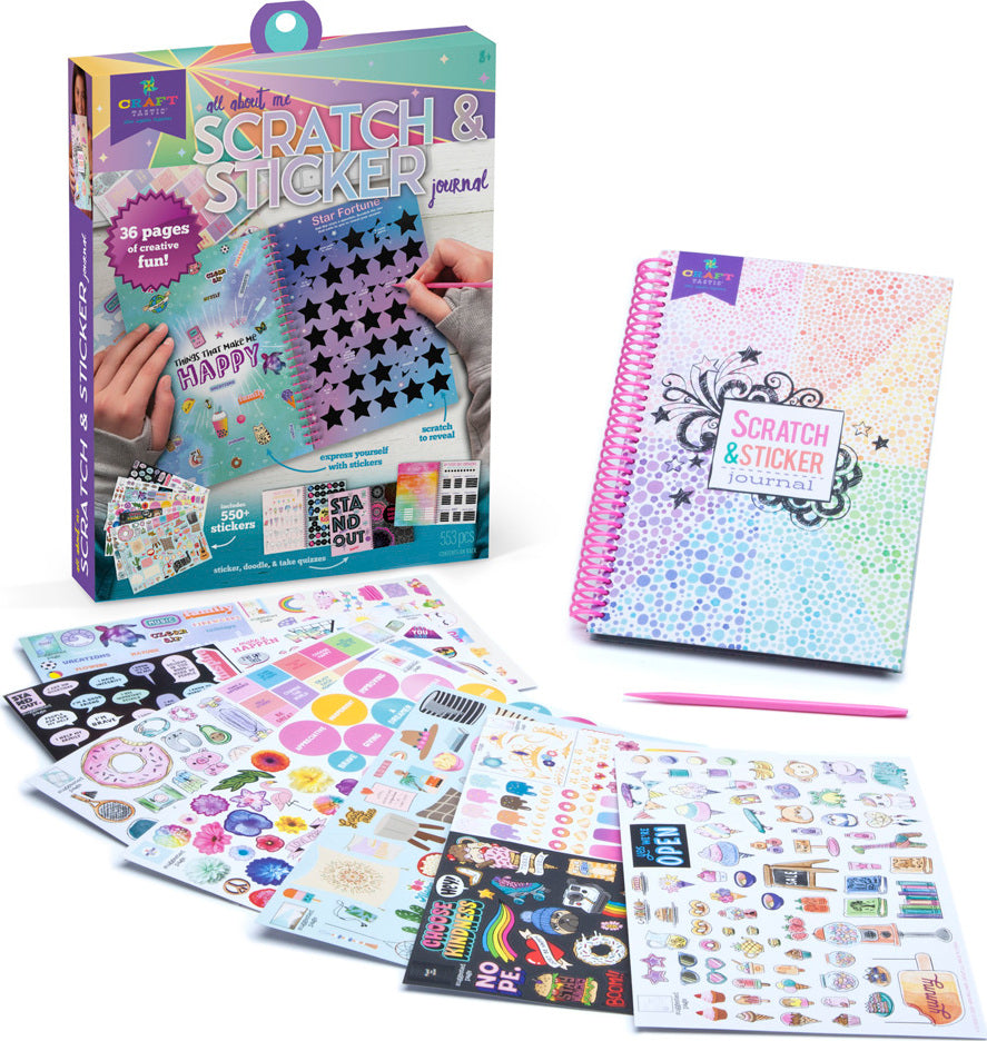 Craft-Tastic® Scratch & Sticker Journal