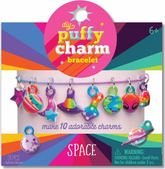 Puffy Charm Bracelet: Space