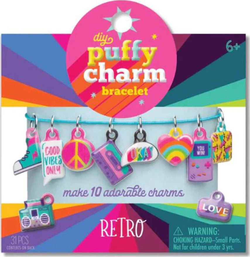 Puffy Charm Bracelet: Retro