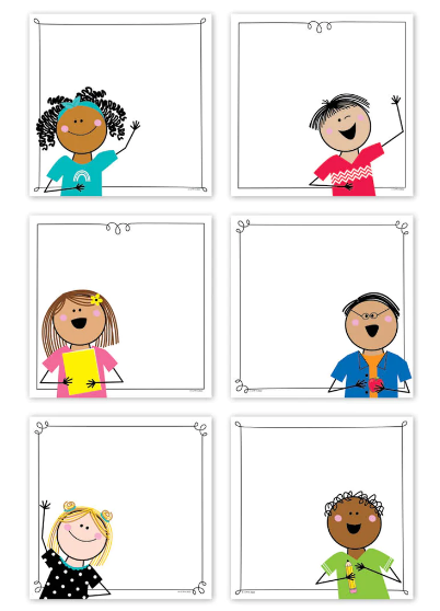 Stick Kids 6" Designer Cut-Outs