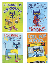 Pete the Cat Positive Poster Set (4)