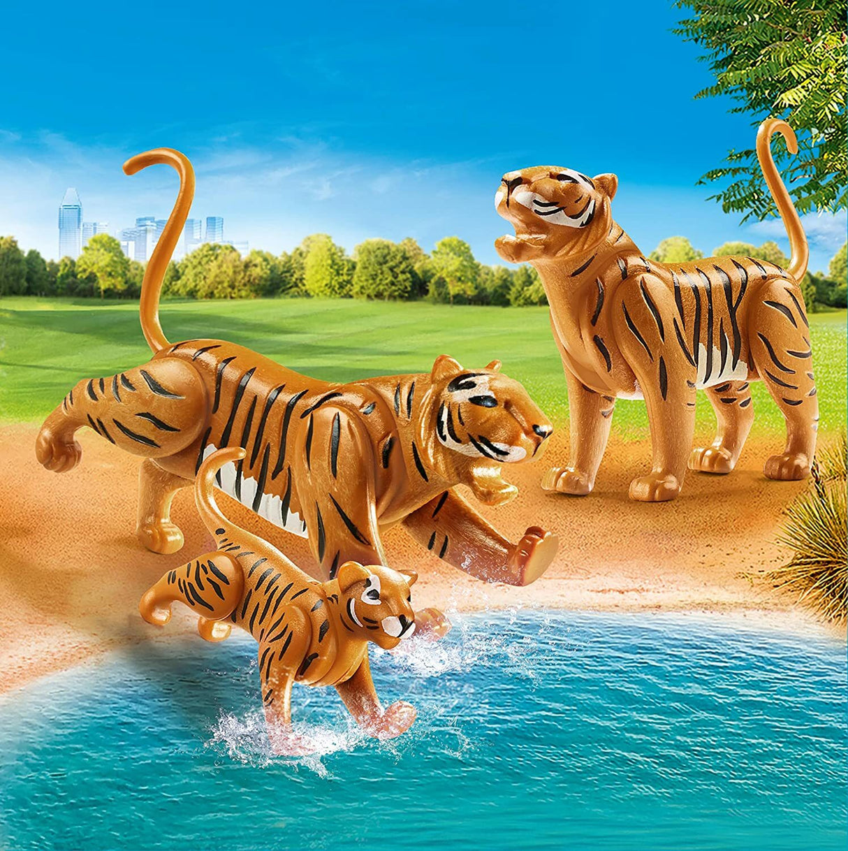 Playmobil Tigers with Cub