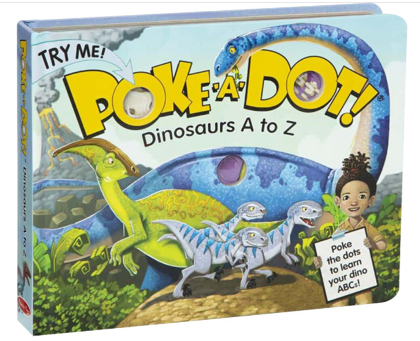 Poke-a-Dot - Dinosaurs A to Z Board Book