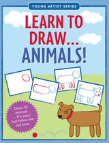 Learn to Draw Animals!: Draw 45 animals -- it's easy! Just follow the red lines.