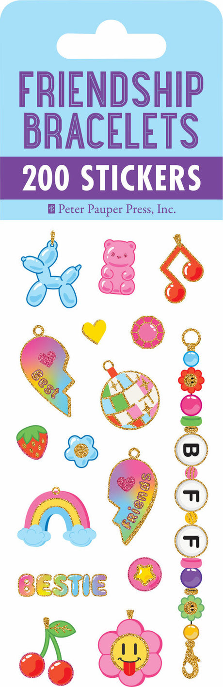 Friendship Bracelets Sticker Set (200 stickers)