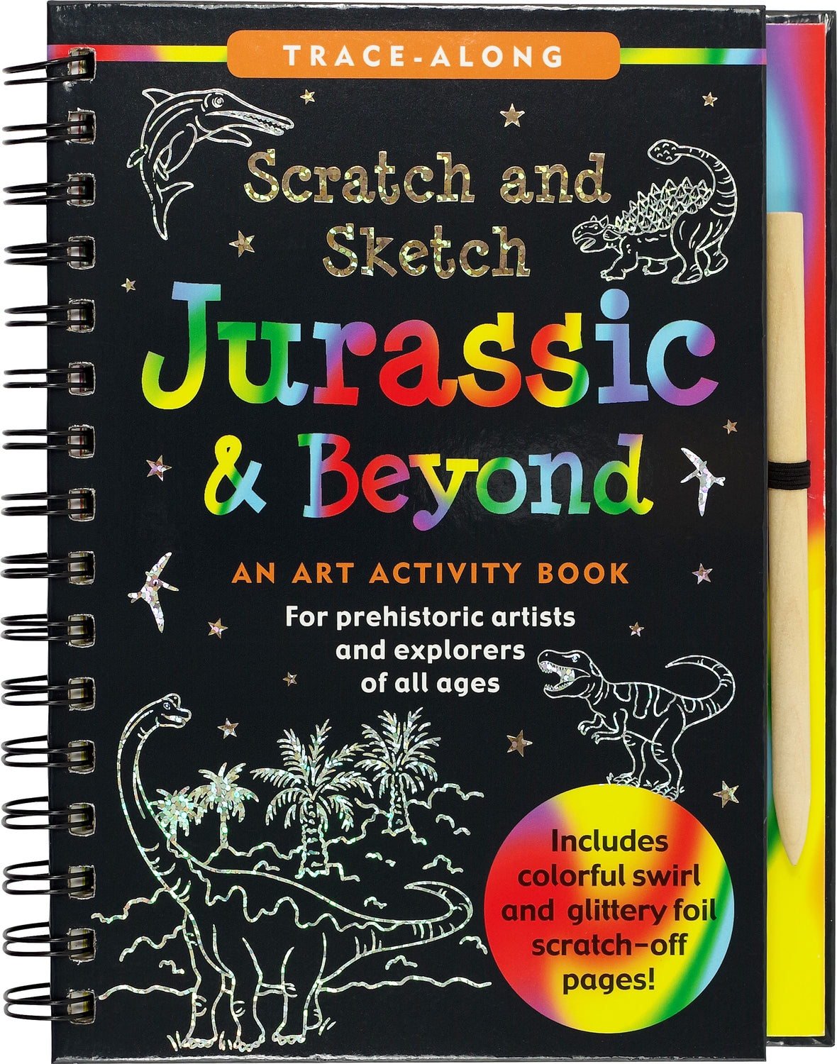 Scratch & Sketch Jurassic (Trace-Along): An Art Activity Book