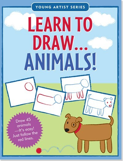 Learn to Draw Animals!: Draw 45 animals -- it's easy! Just follow the red lines.