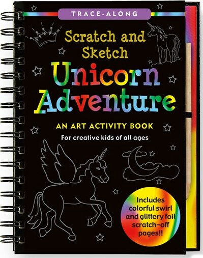 Scratch & Sketch Unicorn Adventure (Trace-Along): An Art Activity Book