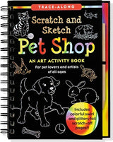 Scratch & Sketch Pet Shop (Trace-Along): An Art Activity Book