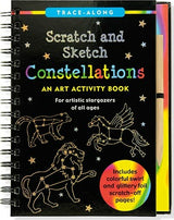 Scratch & Sketch Constellations (Trace-Along): An Art Activity Book