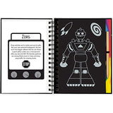 Scratch & Sketch Robots (Trace-Along): An Art Activity Book