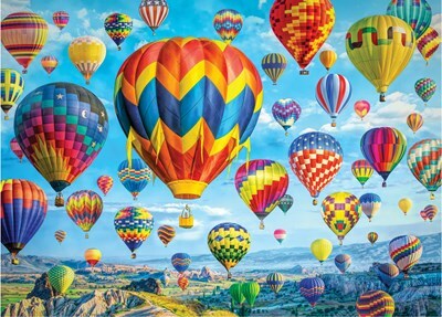 Balloons In Flight 1000 Piece Jigsaw Puzzle