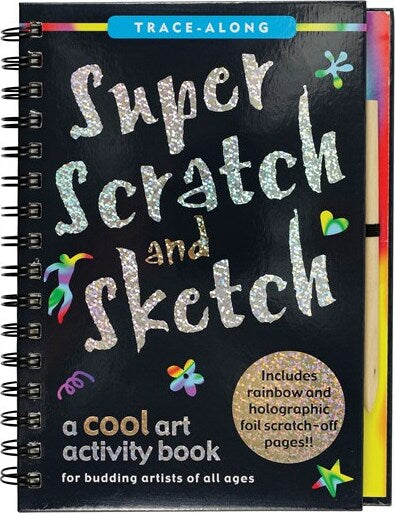 Super Scratch & Sketch (Trace-Along): A Cool Art Activity Book