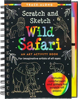 Scratch & Sketch Wild Safari (Trace-Along): An Art Activity Book