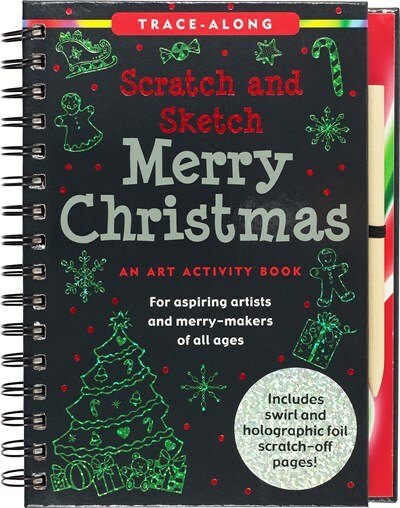 Scratch & Sketch Merry Christmas (Trace-Along): An Art Activity Book