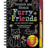 Scratch & Sketch Furry Friends (Trace-Along): An Art Activity Book