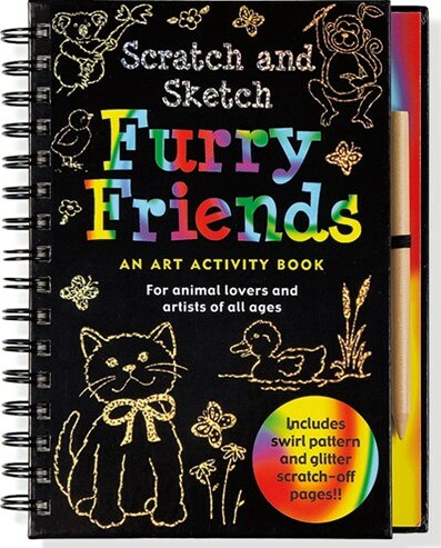 Scratch & Sketch Furry Friends (Trace-Along): An Art Activity Book