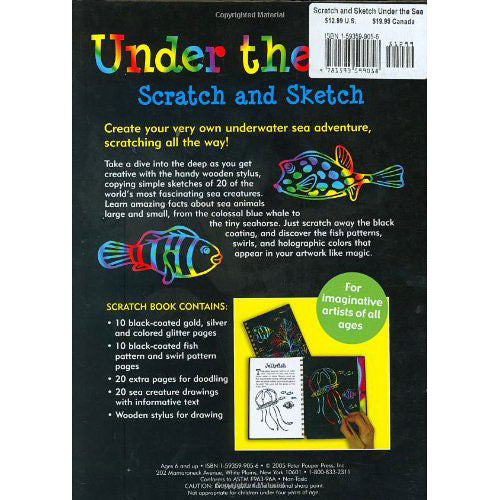 Under the Sea Scratch and Sketch: An Art Activity Book for Imaginative Artists of All Ages (Scratch & Sketch)