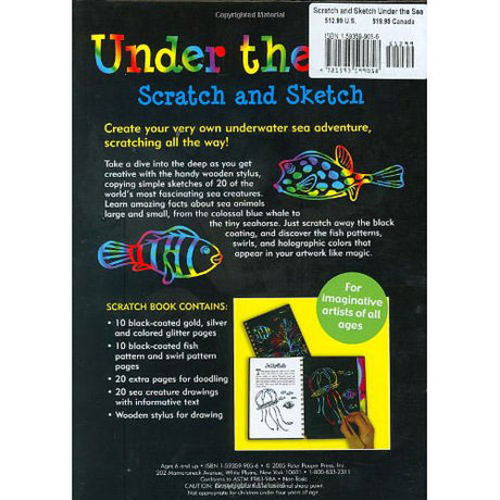 Under the Sea Scratch and Sketch: An Art Activity Book for Imaginative Artists of All Ages (Scratch & Sketch)